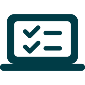 icon 1 4 checklist laptop